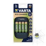 Akkumulátor töltő VARTA Eco + AA 2100 mAh x 4 (R2U)