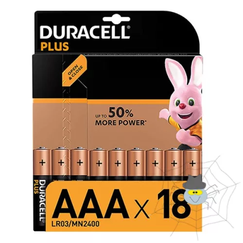 Elem mikro DURACELL Basic MX2400 AAA 18-as