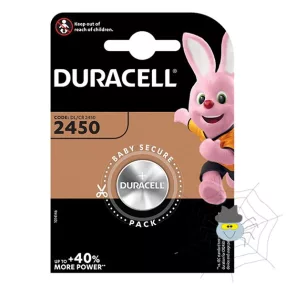 Elem gomb DURACELL DL2450 1-es