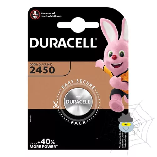 Elem gomb DURACELL DL2450 1-es