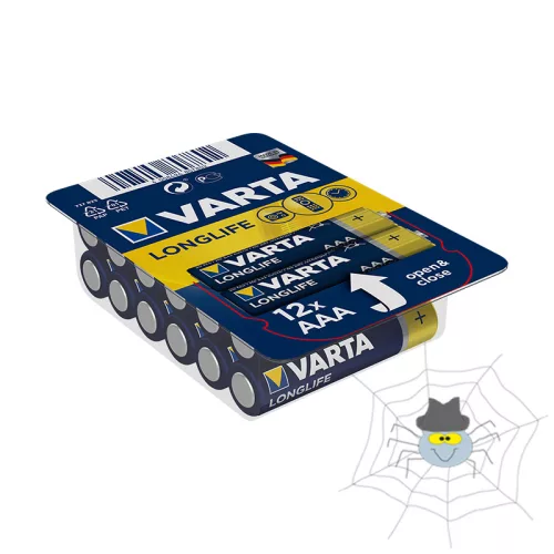 Elem micro VARTA Longlife AAA 12-es