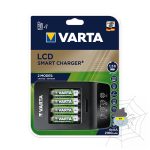 Akkumulátor töltő VARTA LCD Smart + 4 db AA 2100 mAh