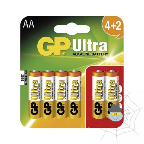 Elem ceruza GP Ultra AA 4+2/bliszter