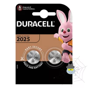 Elem gomb DURACELL DL2025/CR2025 2-es
