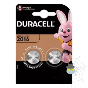 Elem gomb DURACELL DL2016/CR2016 2-es