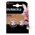 Elem gomb DURACELL DL2016/CR2016 2-es