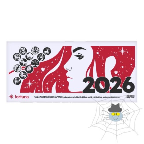 FORTUNA TA24 asztali naptár holdfázissal - 2026.