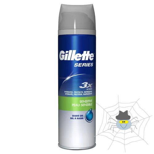 GILLETTE Sensitive borotvagél - 200 ml